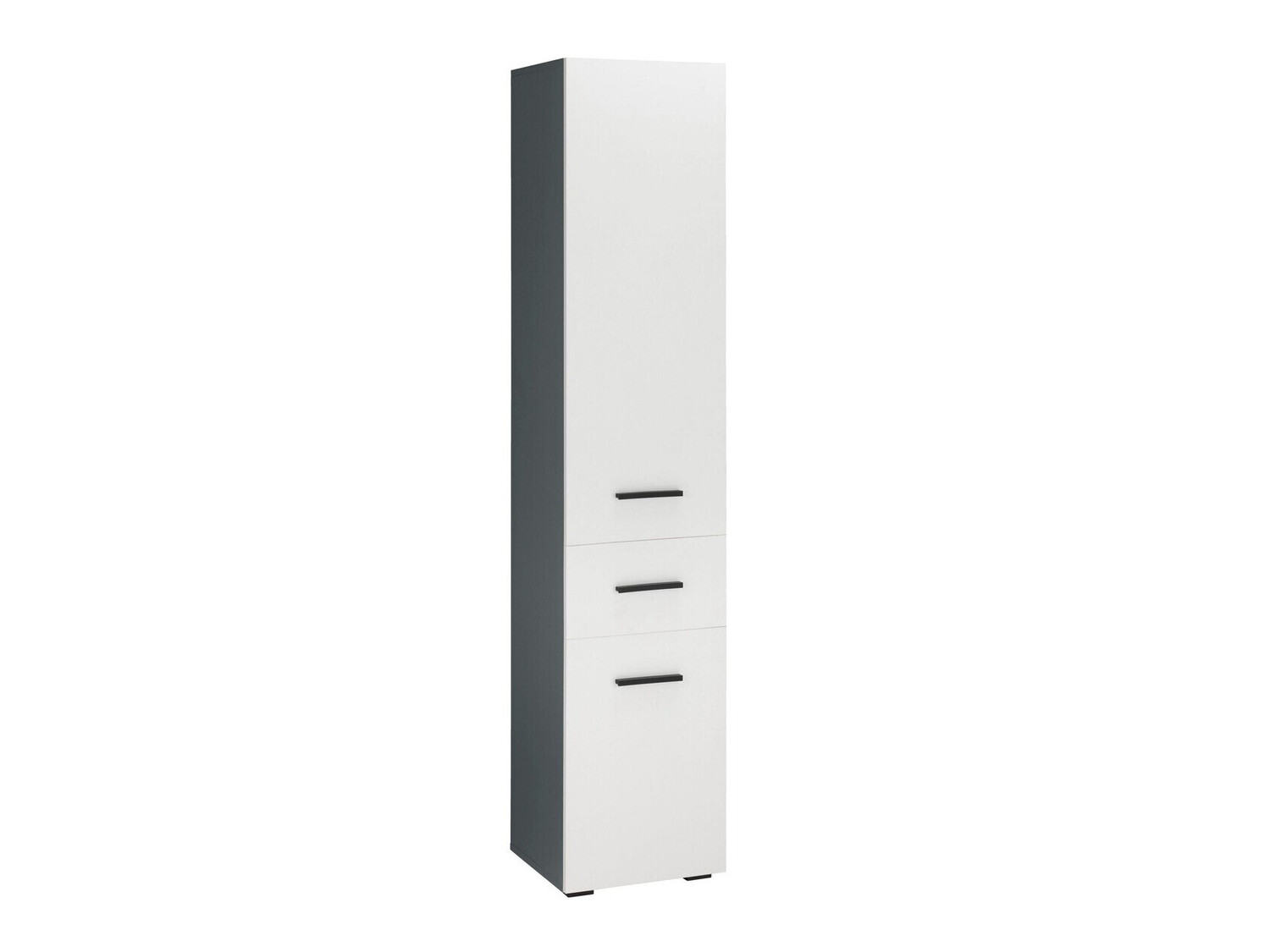 Stāvošs vannas skapītis Larlori 103 (Antracīts + Balts)