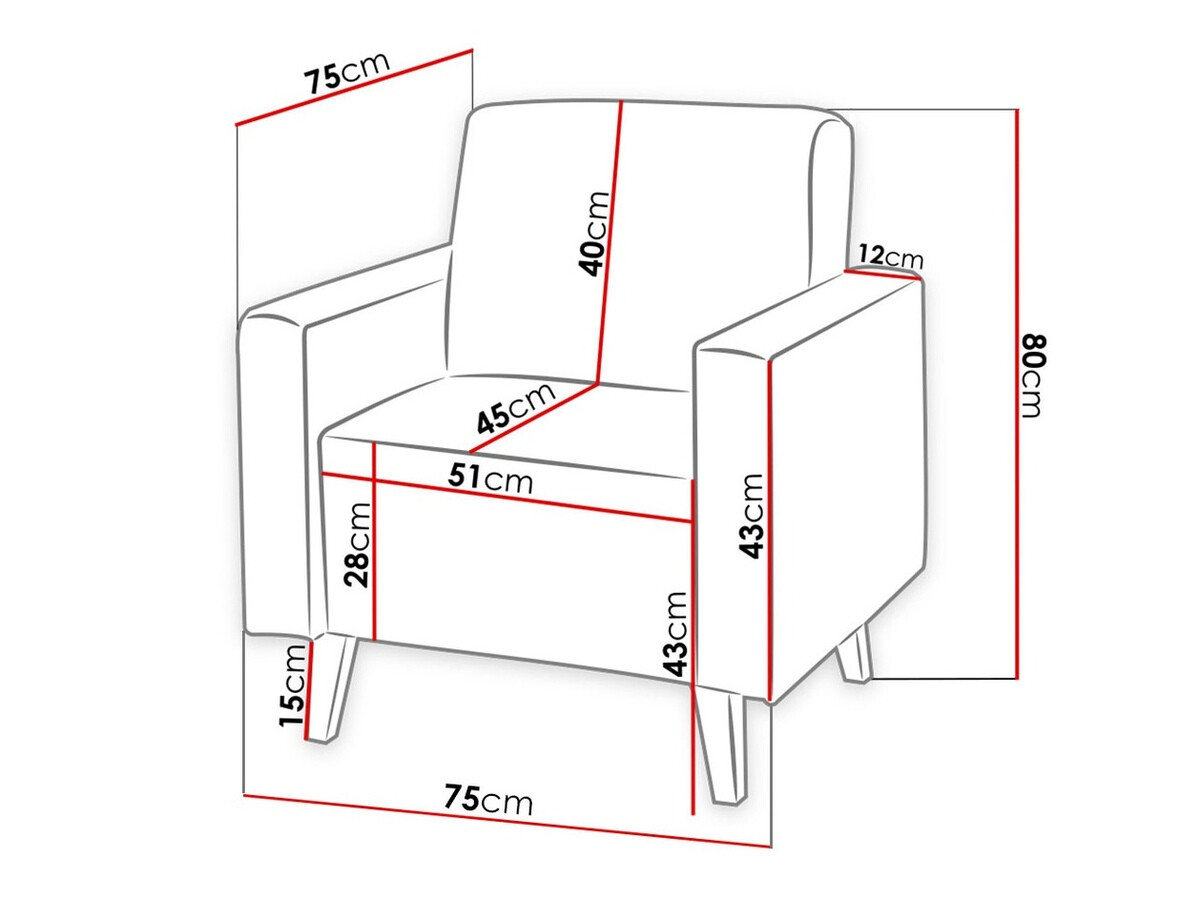 Кресло Delbene 102 (Moric 03)