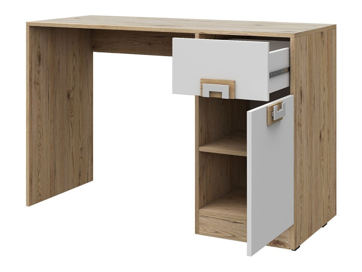 Bērnu istabas komplekts Balvire 116 (Gaišs ozols + Balts + Tirkīzs)