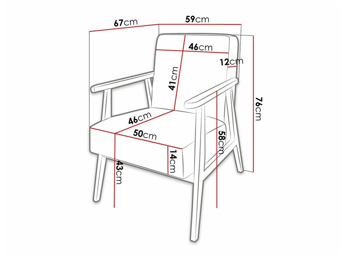 Кресло Clovis 100 (Magic Velvet 2213)