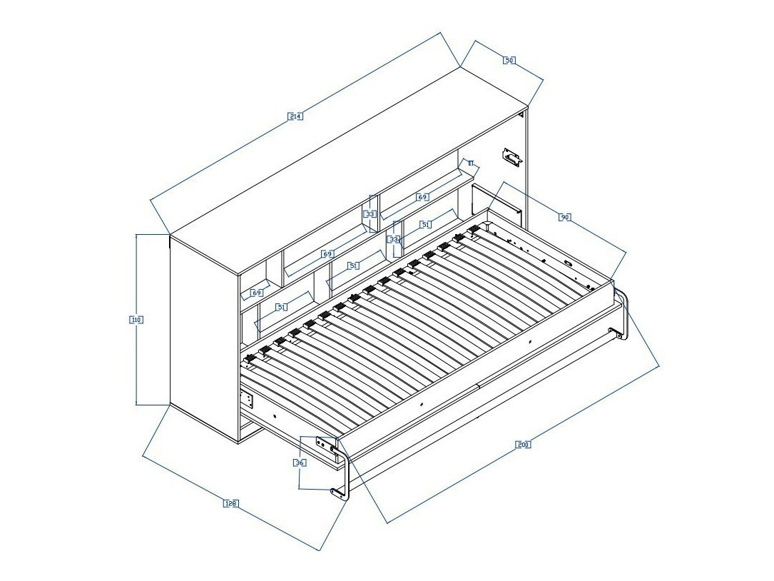 Мебельный гарнитур Mirelbu 117