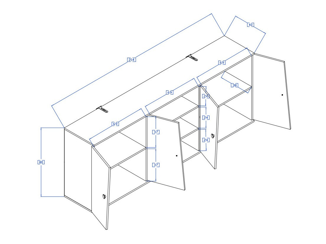 Настенные шкафы Mirelbu 115 (Artisan дуб + Глянцевый белый)