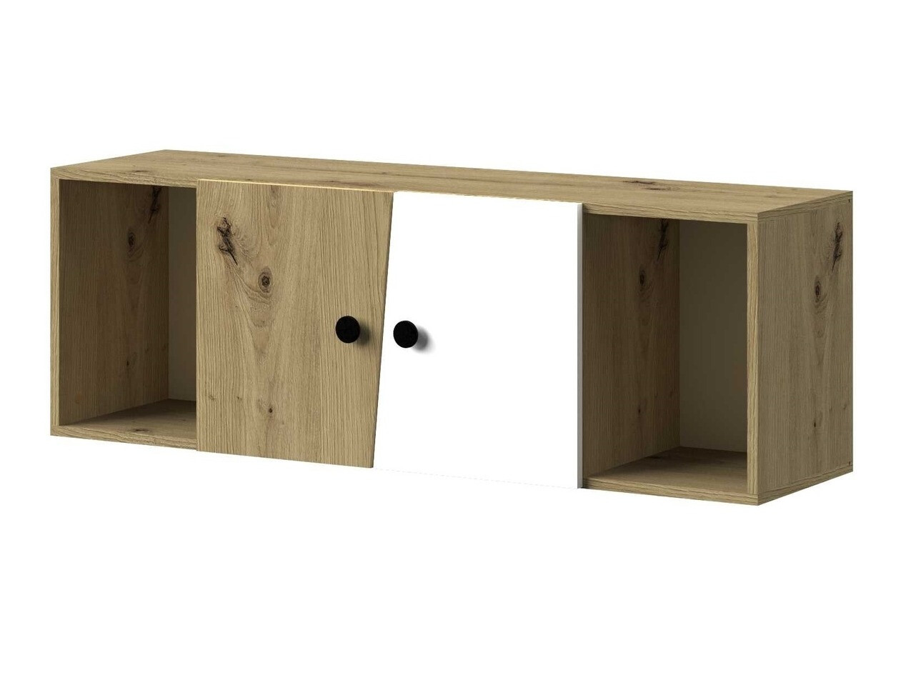 Piekarams skapītis Mirelbu 111 (Artisan ozols + Balts + Melns)