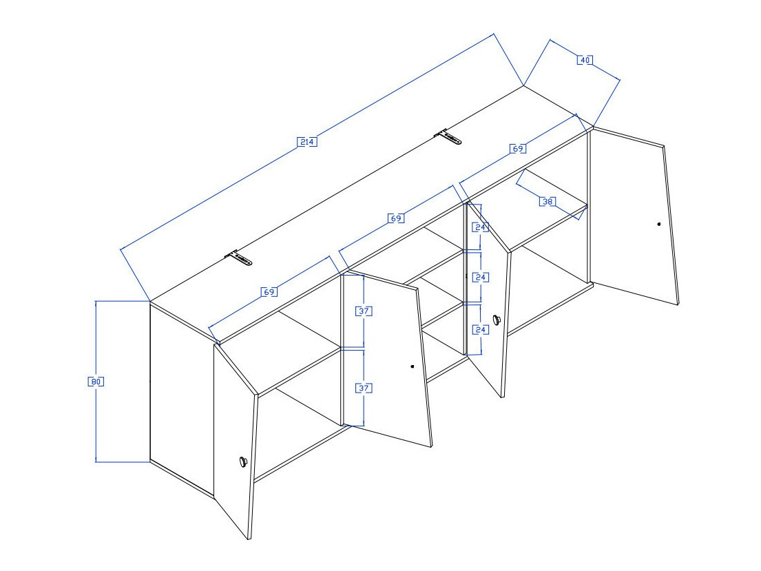 Piekarams skapītis Mirelbu 115 (Artisan ozols + Balts + Melns)
