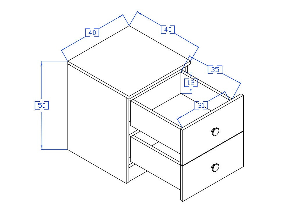 Naktsgaldiņš Mirelbu 108 (Artisan ozols + Melns)