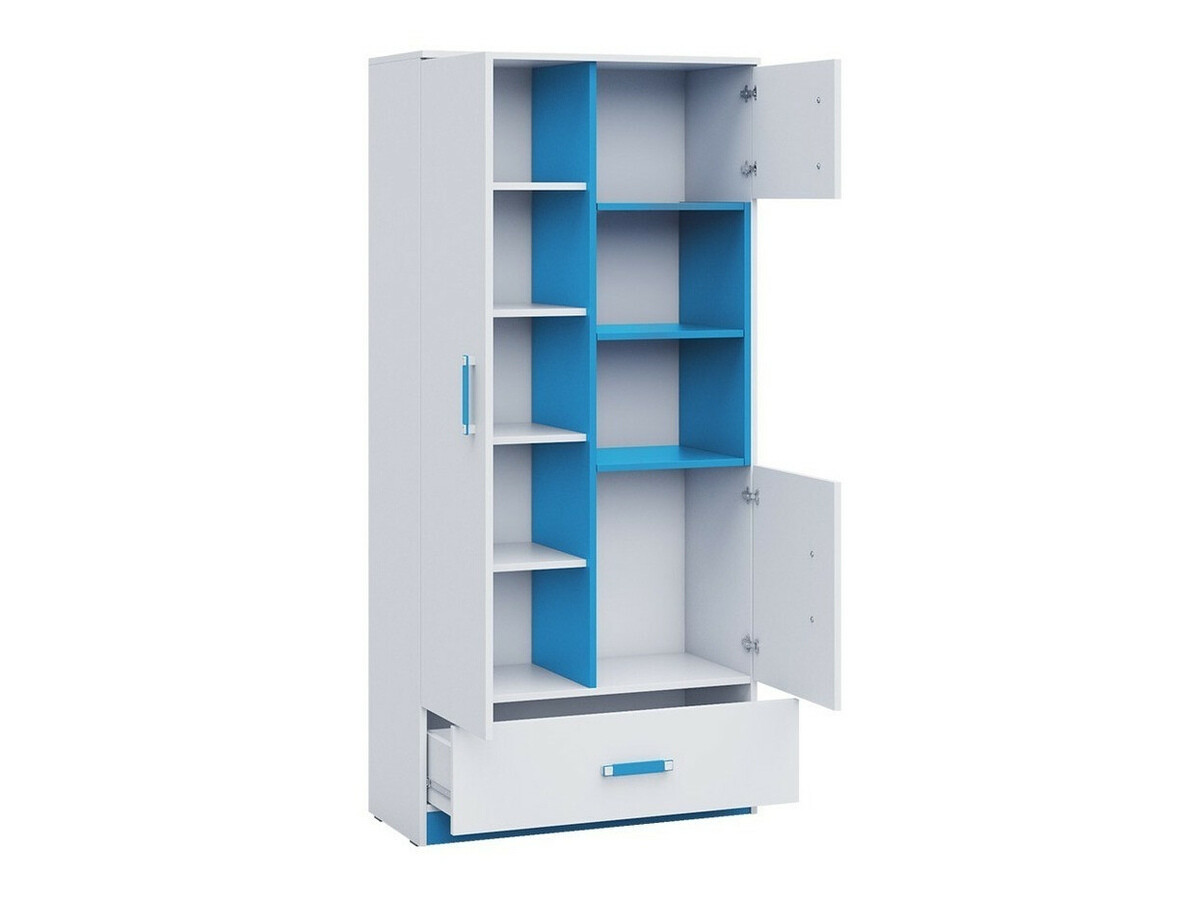 Bērnu istabas komplekts Lorlare 120 (Balts + Pelēks)