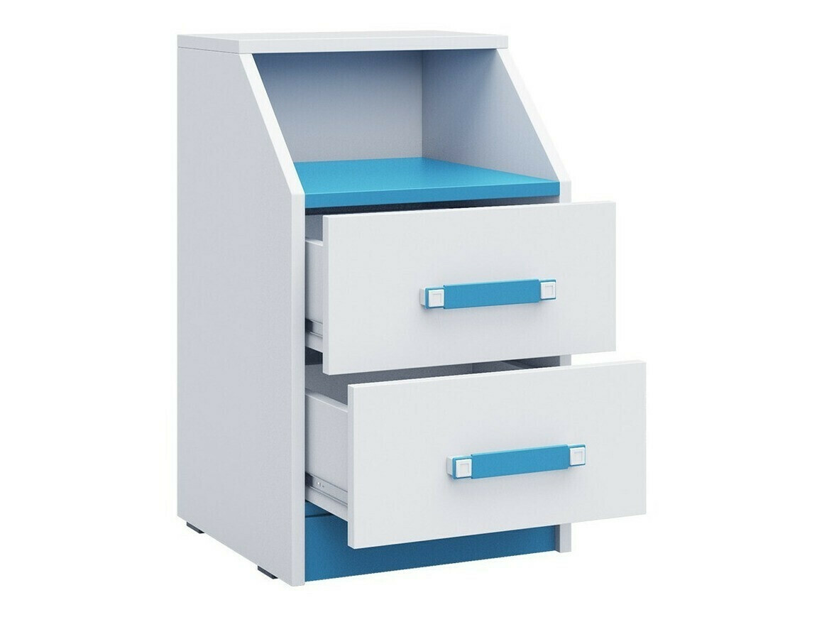 Bērnu istabas komplekts Lorlare 120 (Balts + Pelēks)