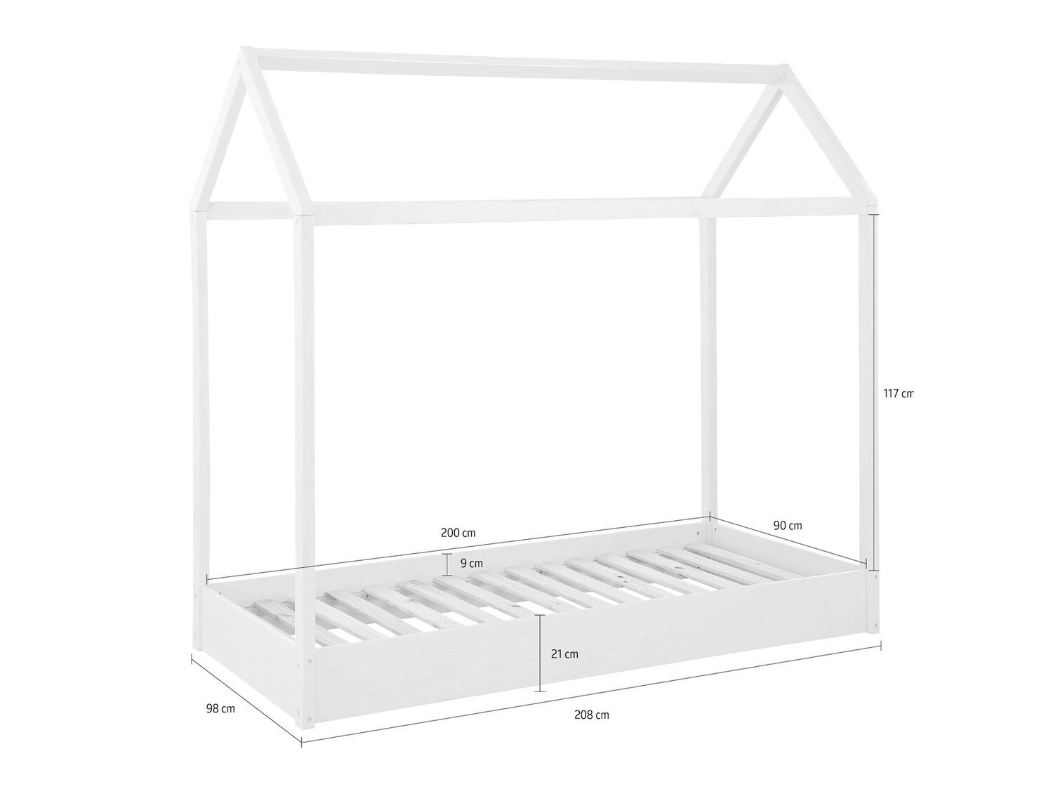 Кровать Denton 129 (Белый)