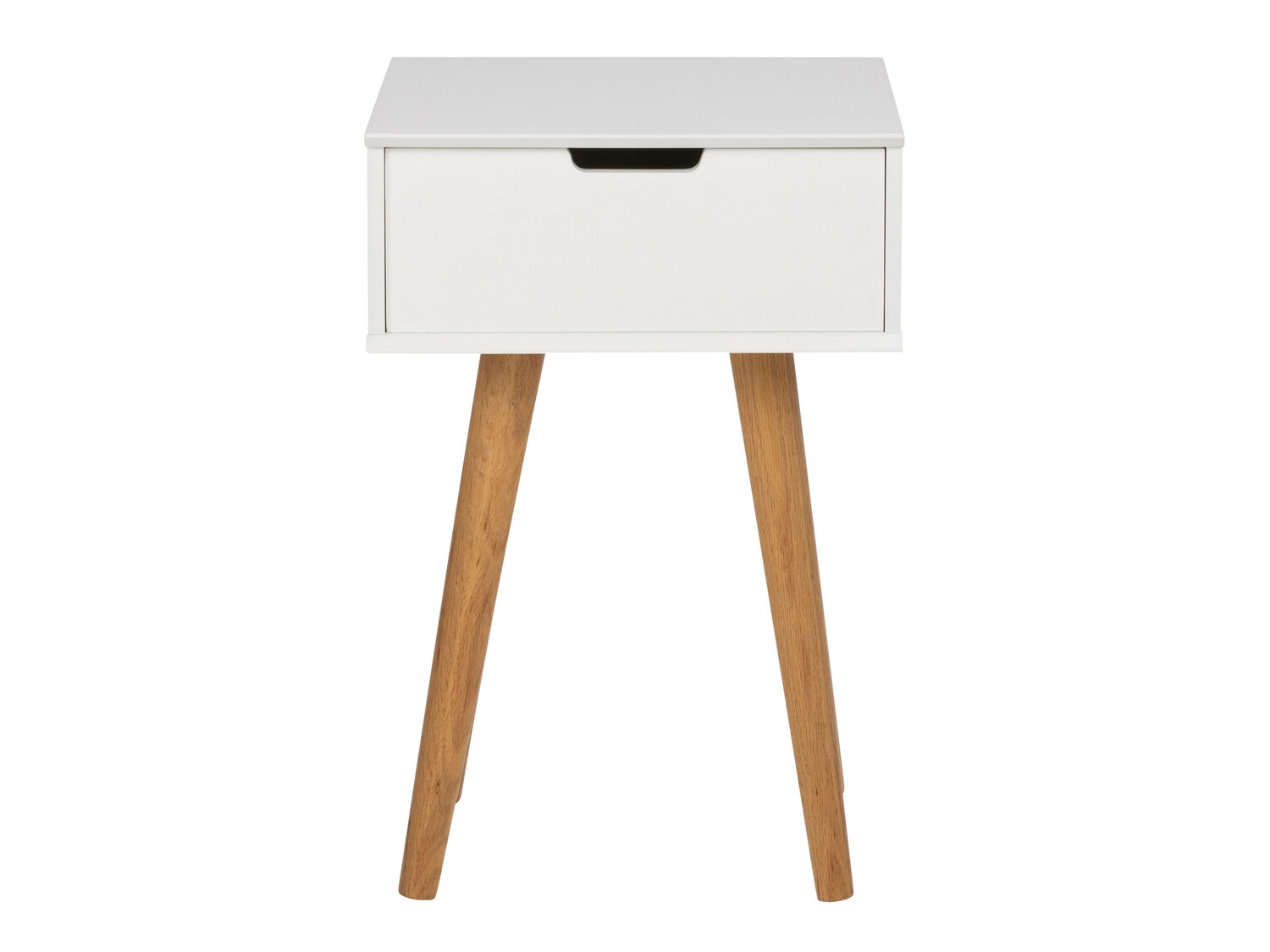 Прикроватная тумбочка Norsica 105 (Белый + Дуб)