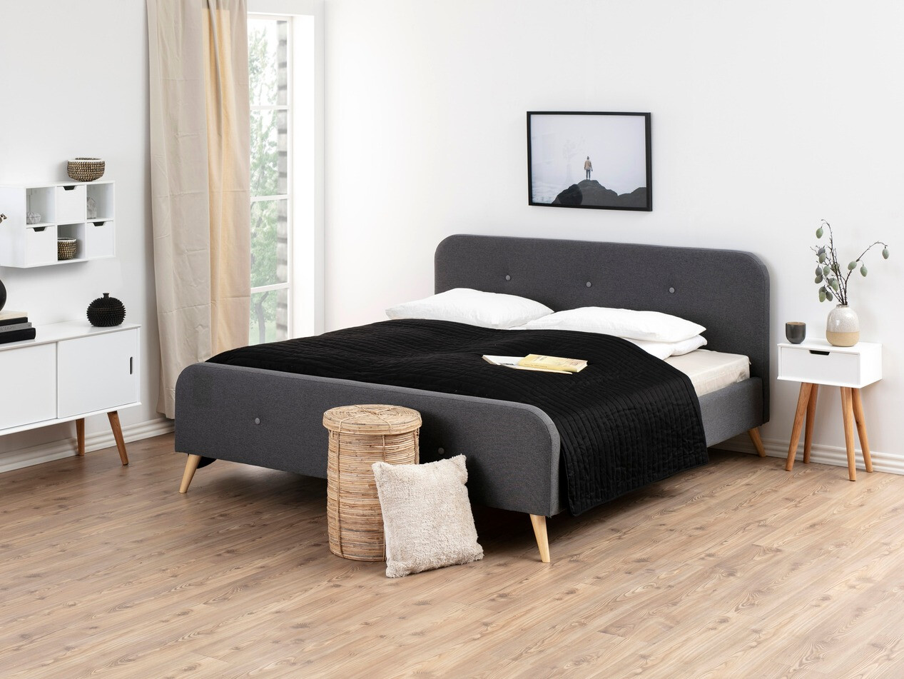 Прикроватная тумбочка Norsica 105 (Белый + Дуб)