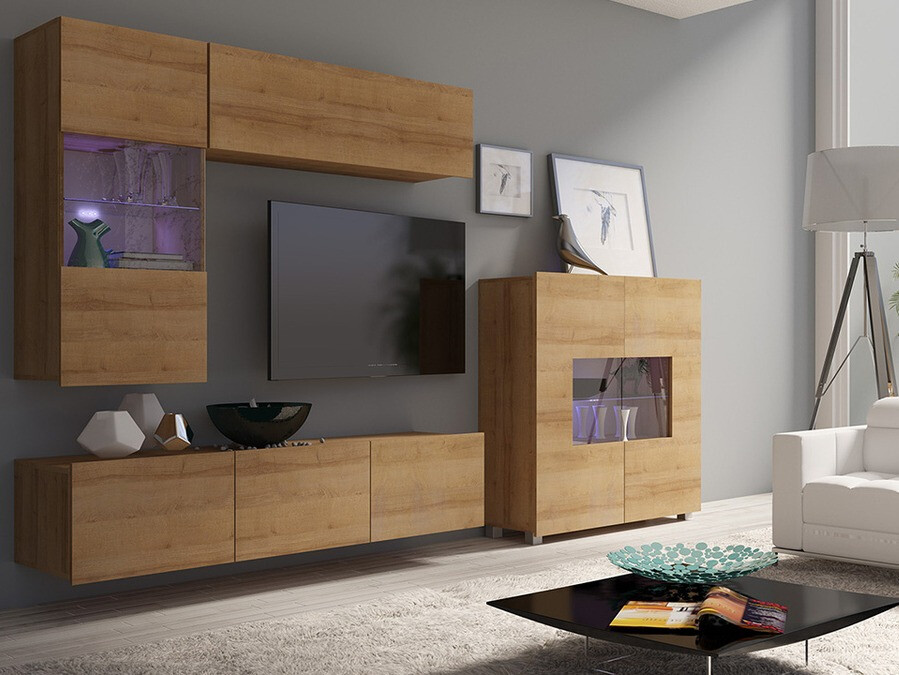 Skapis Tivdalu 100 (Zeltains ozols)