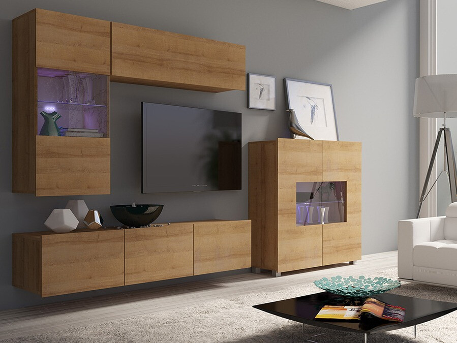 Skapis Tivdalu 100 (Zeltains ozols)