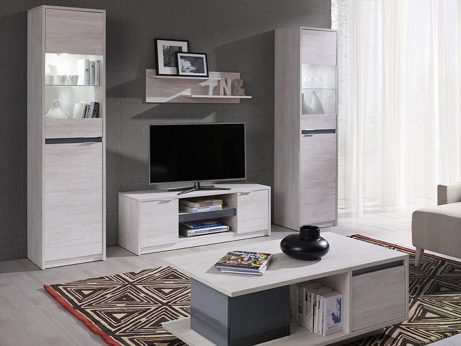 Plaukts Fivelbo 113 (Monastery ozols + Glancēts melns)