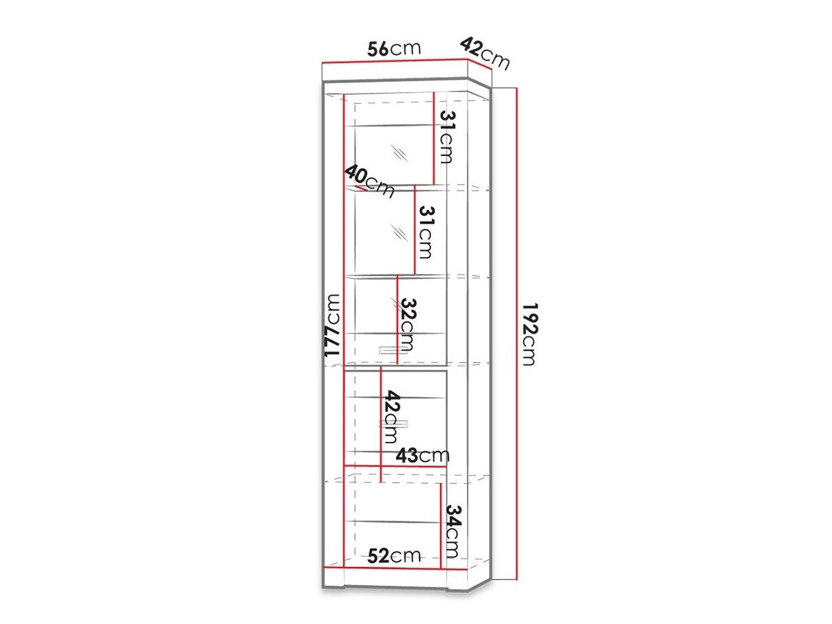Plaukts Serfeno 102 (Tumši pelni)