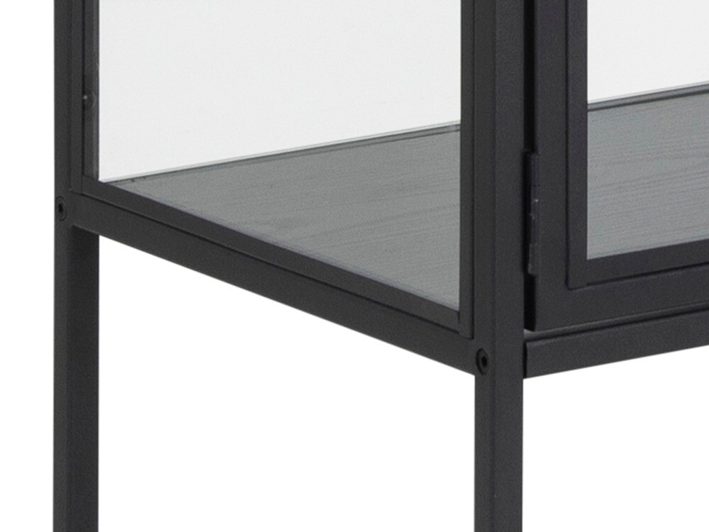 Стеллаж Norsica Sevferi 141 (Черный пепел + Чёрный)