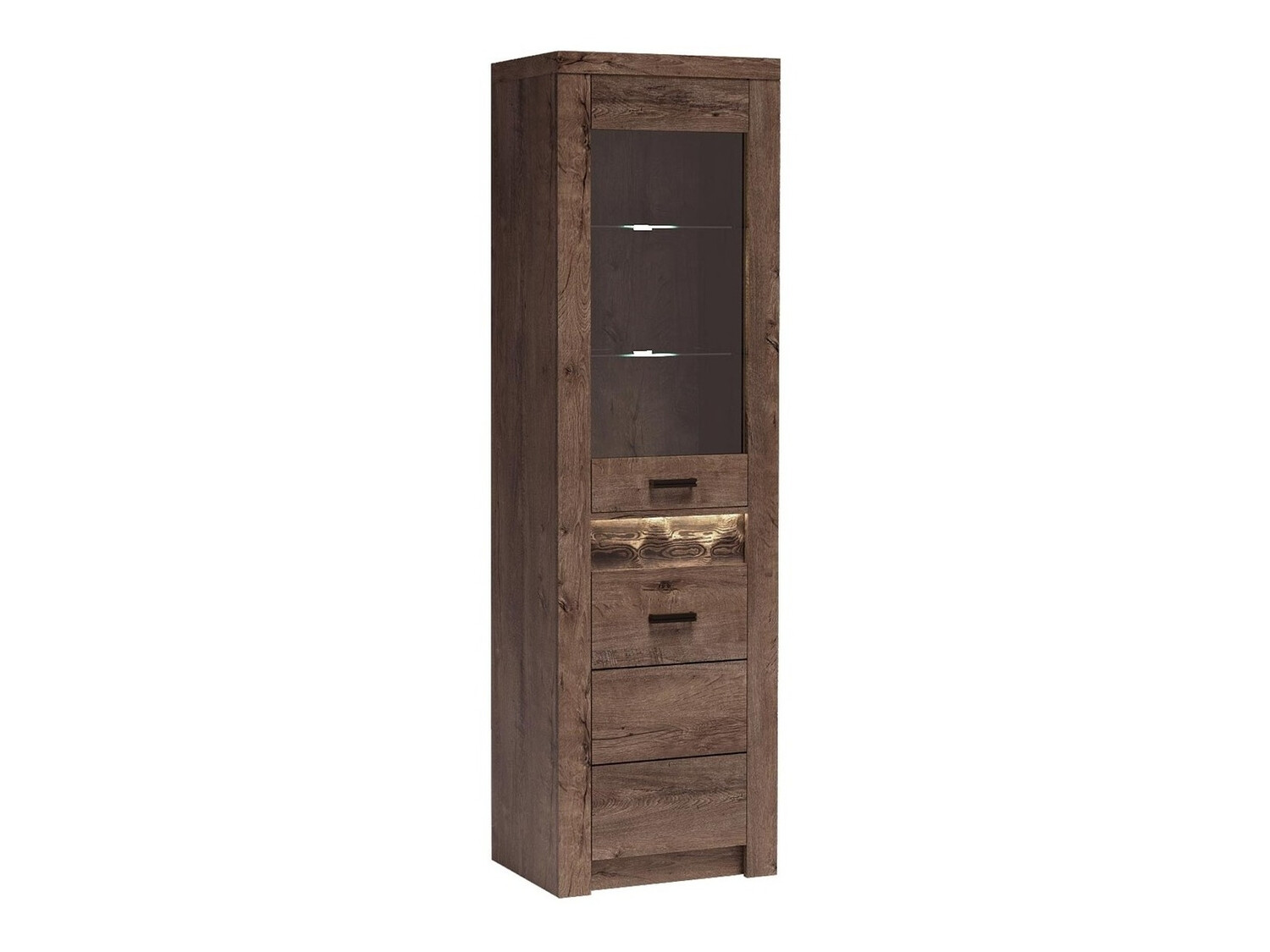 Стеллаж Serfeno 102 (Темный пепел)