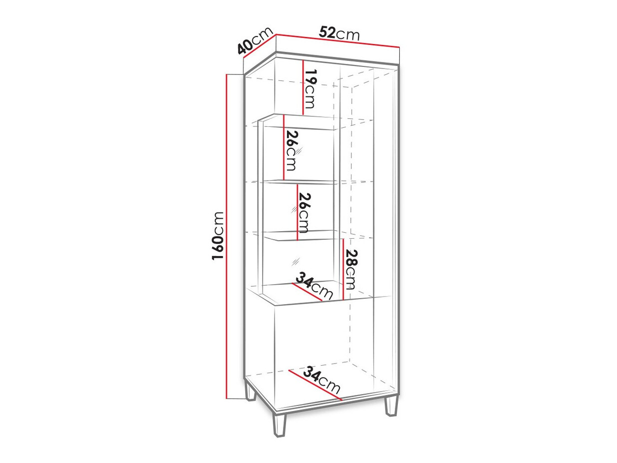 Plaukts Livseri 110 (Balts + Glancēts balts)