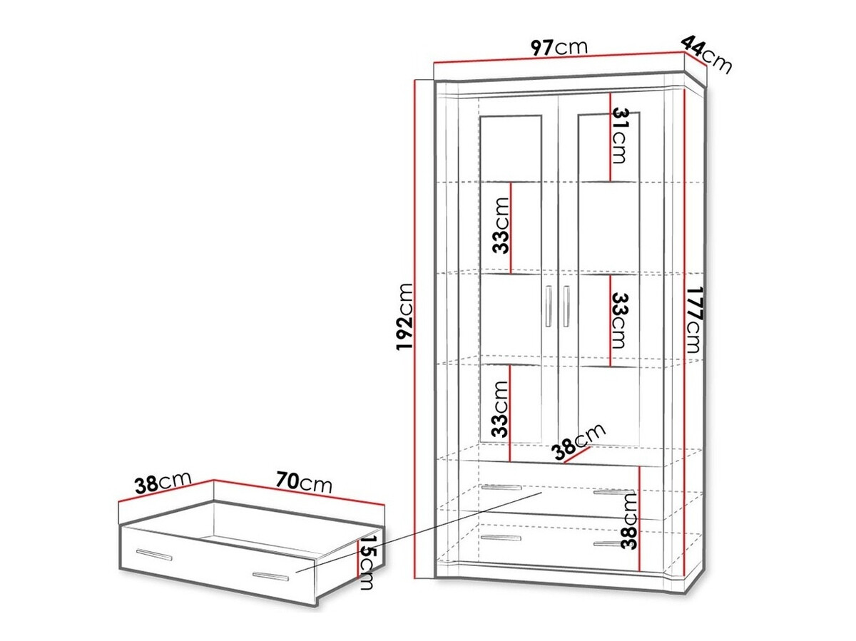Plaukts Lorelie 116 (Trifele ozols)