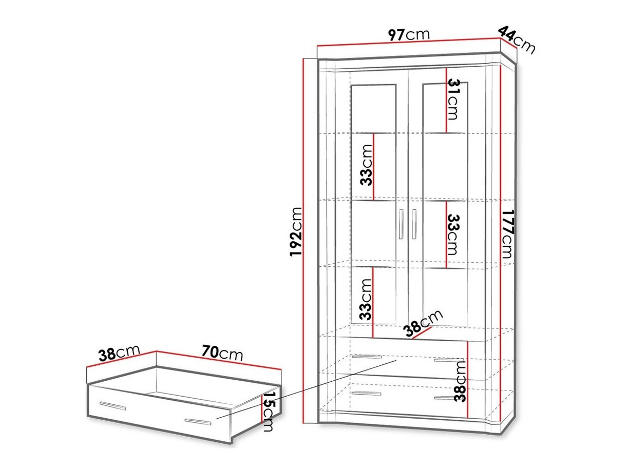 Стеллаж Lorelie 116 (Трюфель дуб)