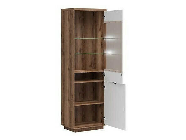 Набор для гостиной Fivale 114 (Темный дуб делано + Глянцевый белый)