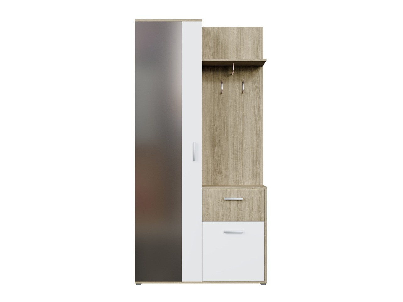 Priekšnama komplekts Pavo (Sonomas ozols + Balts)