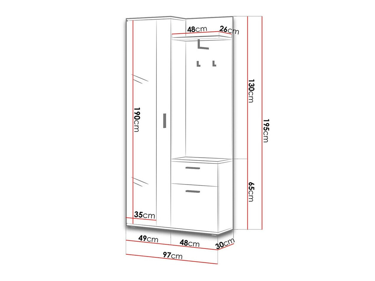 Priekšnama komplekts Stanton 103 (Trifele + Balts)