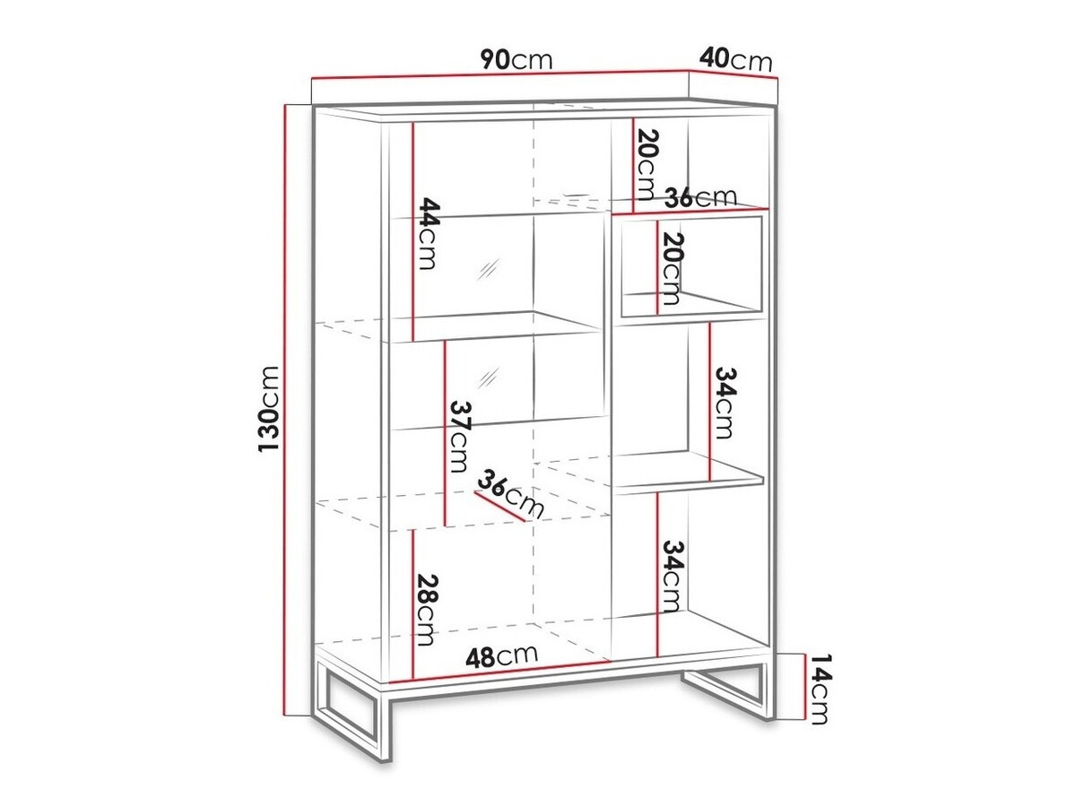 Шкафчик Baltesi 107 (Белый + Artisan дуб)