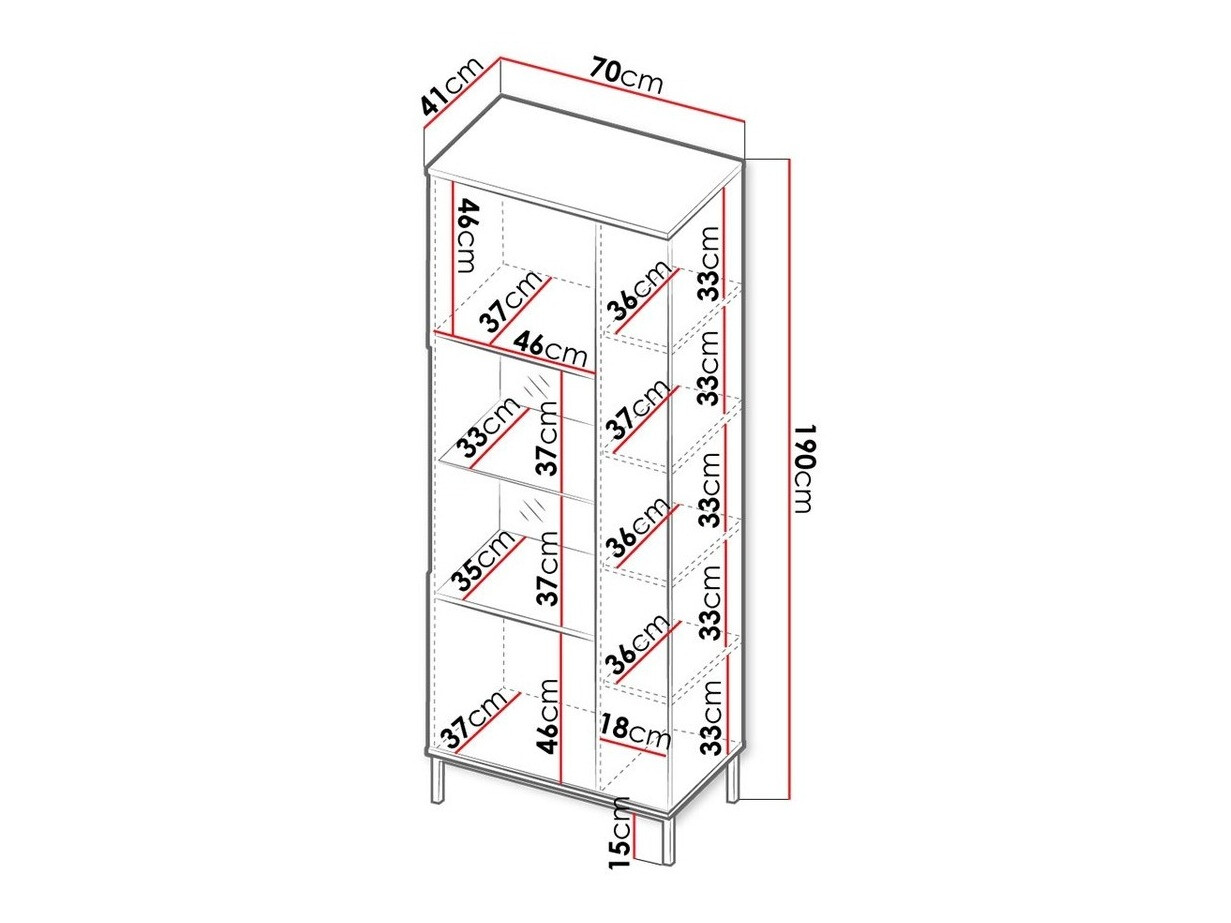 Стеллаж Lomsore 106 (Белый)