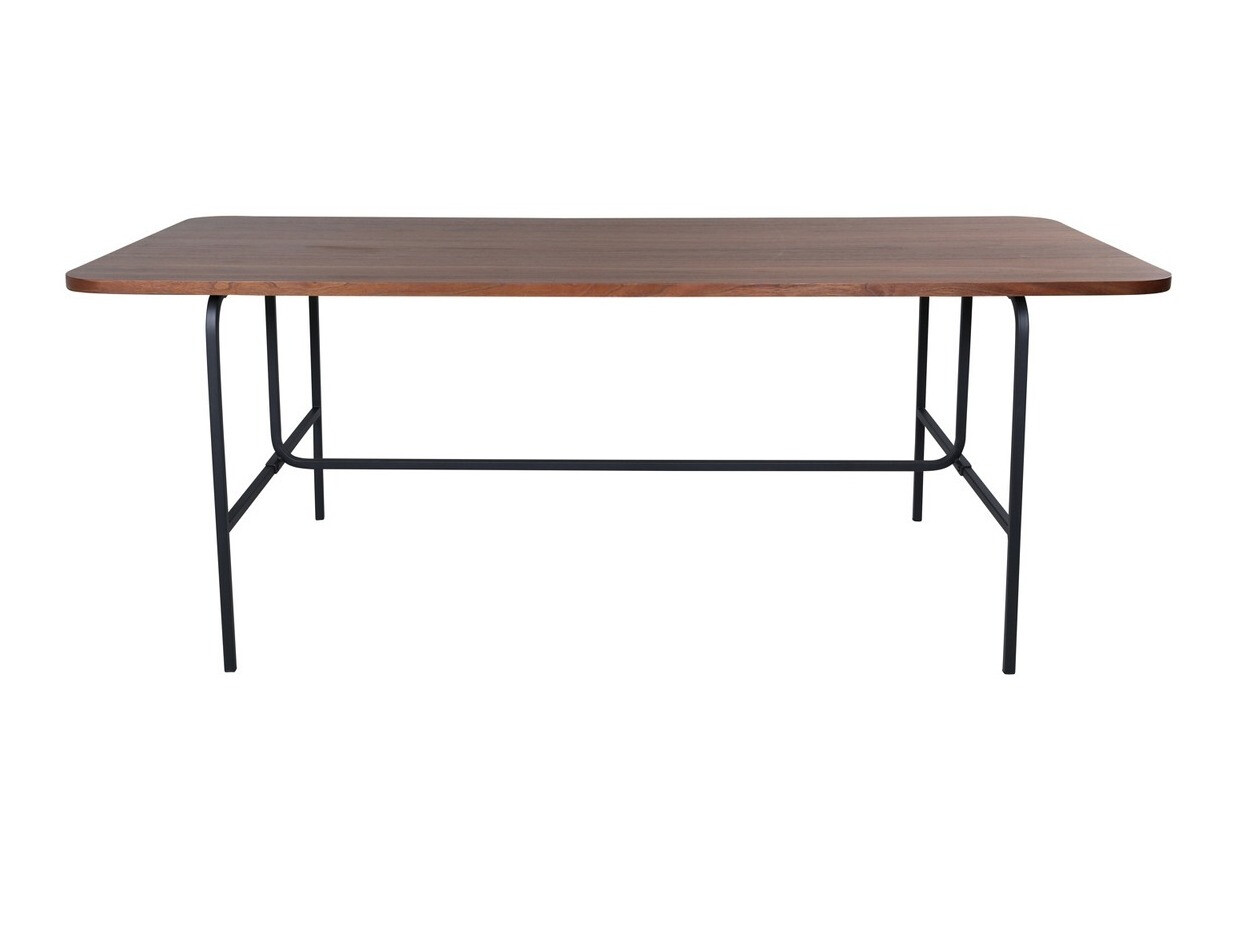 Cтол Dallas 1717 (Орех + Чёрный)