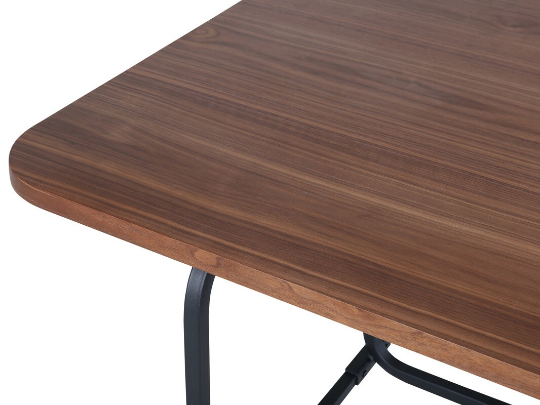 Cтол Dallas 1717 (Орех + Чёрный)