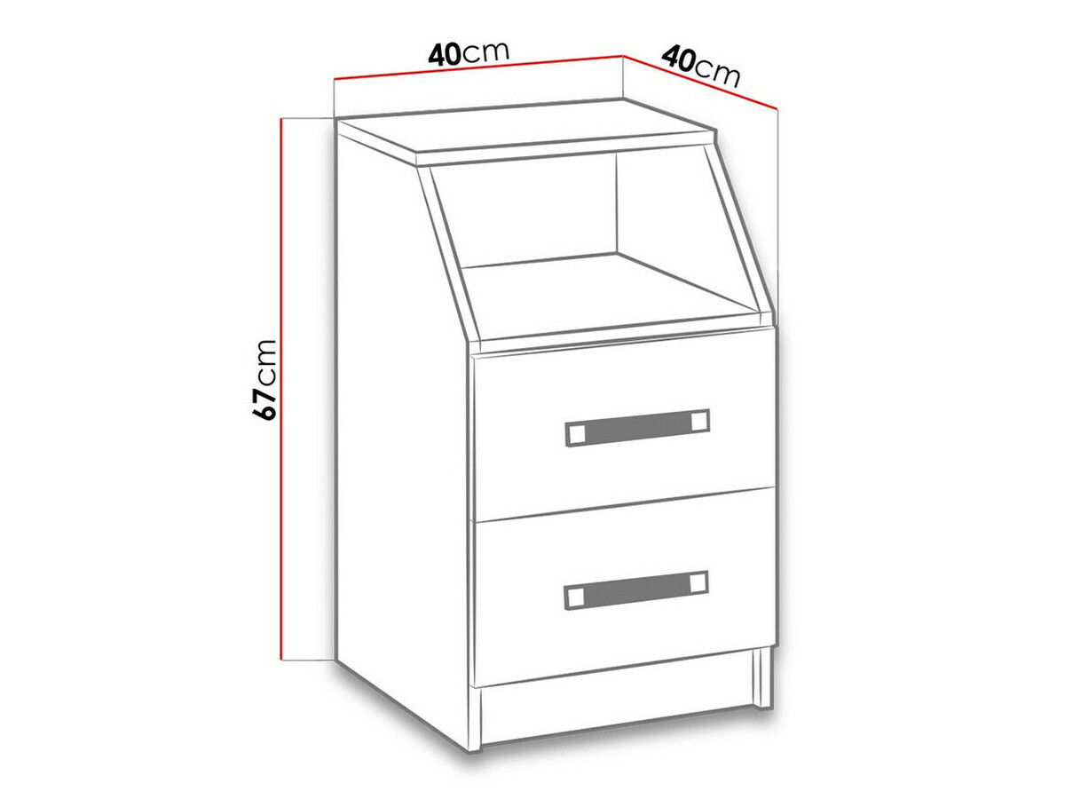Atvilktņu bloks Lorlare 116 (Balts + Pelēks)
