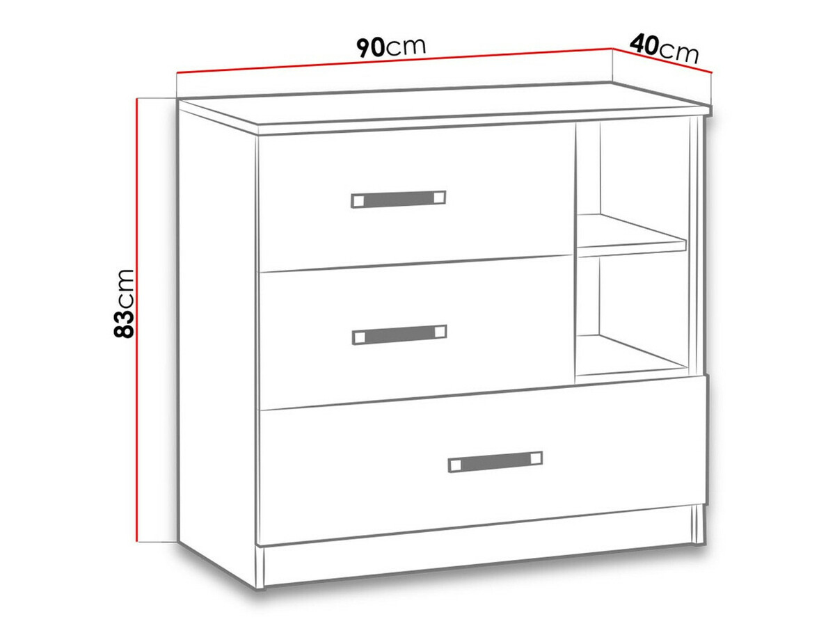 Набор для детской комнаты Lorlare 117 (Белый + Серый)