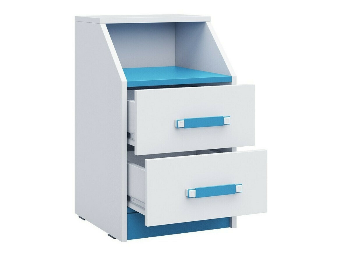 Тумба с ящиками Lorlare 116 (Белый + Серый)