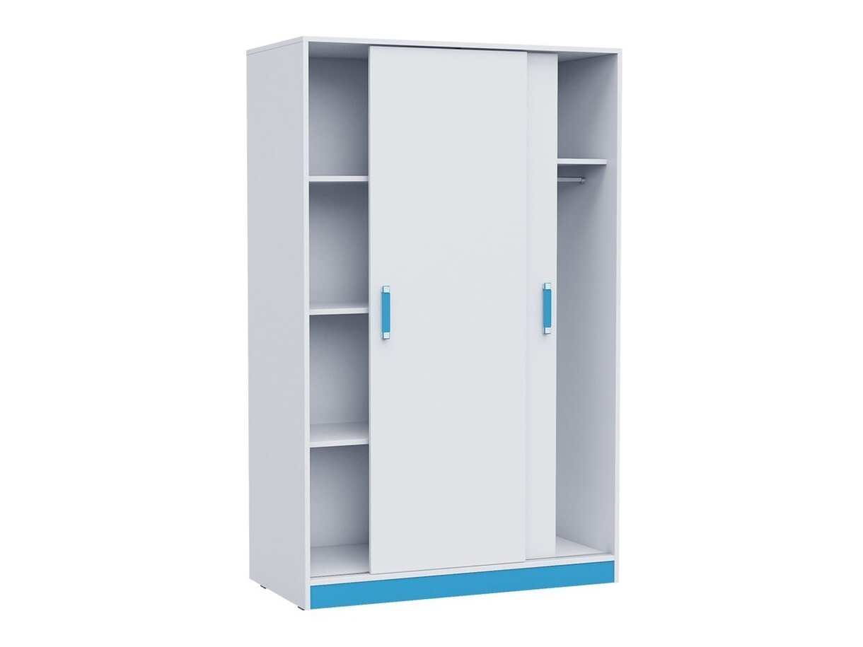 Шкаф Lorlare 115 (Белый + Бирюзовый)