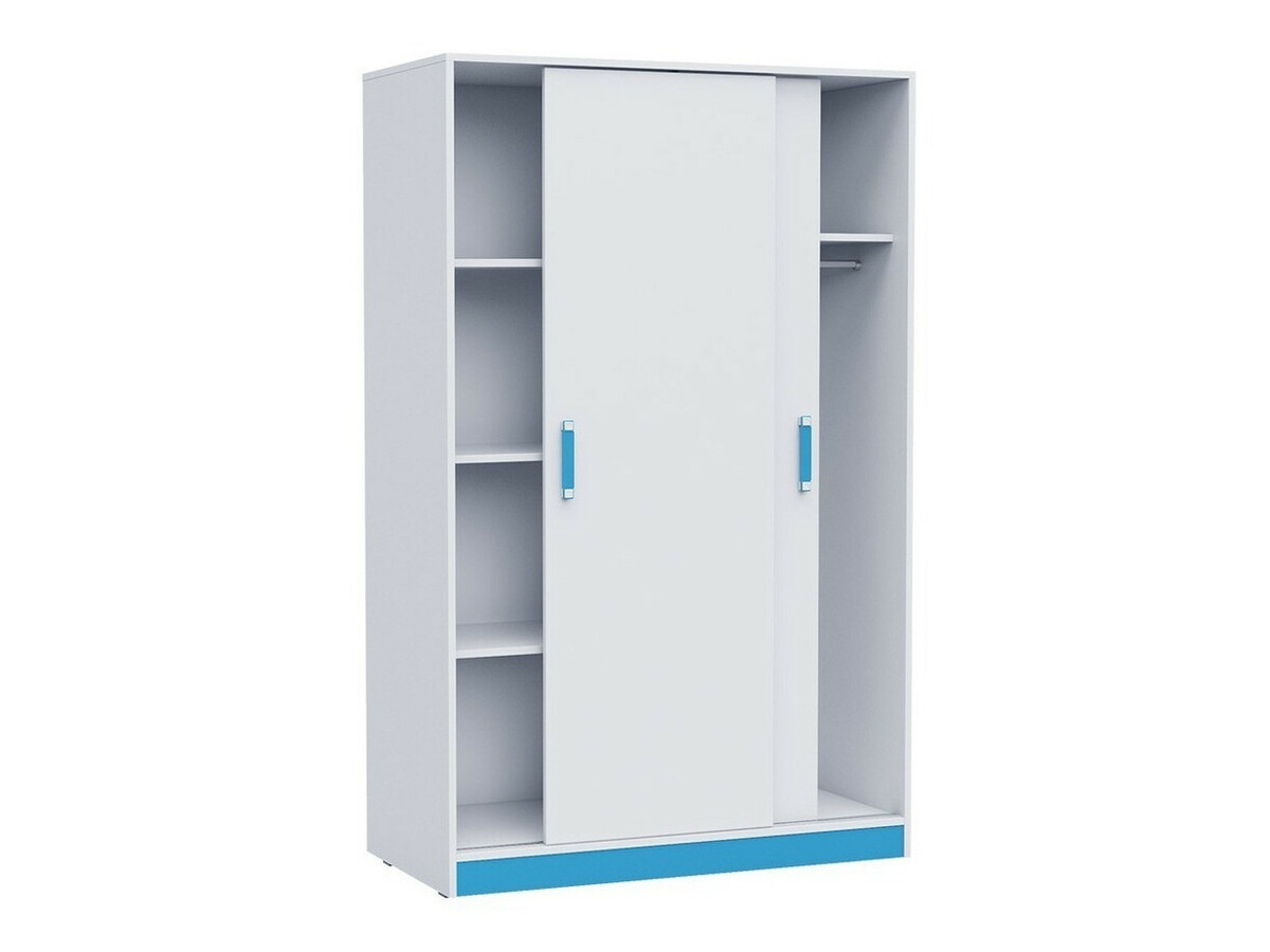 Шкаф Lorlare 115 (Белый + Розовый)