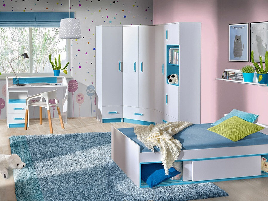 Стеллаж Lorlare 113 (Белый + Серый)