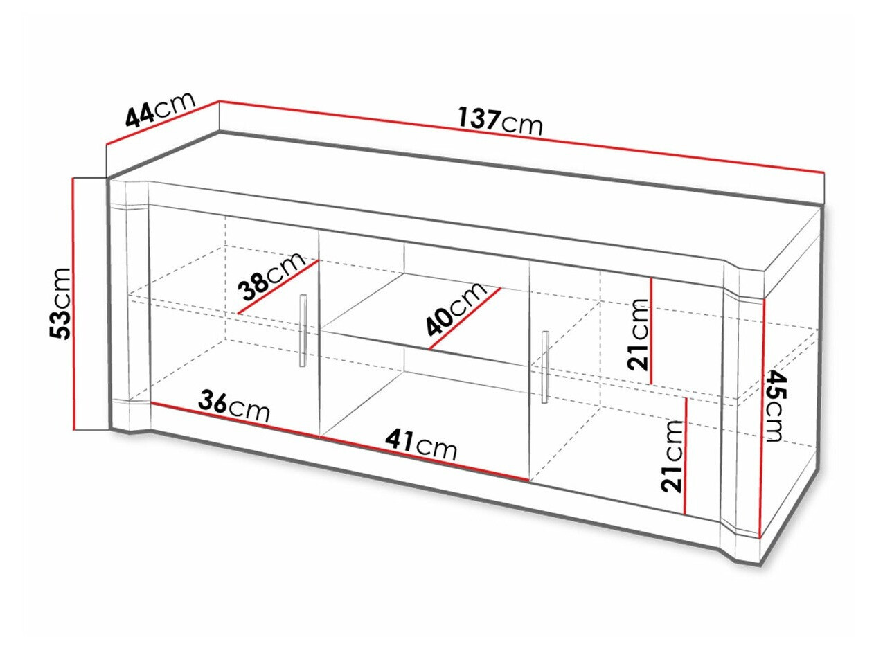 TV galds Lorelie 111 (Trifele ozols)