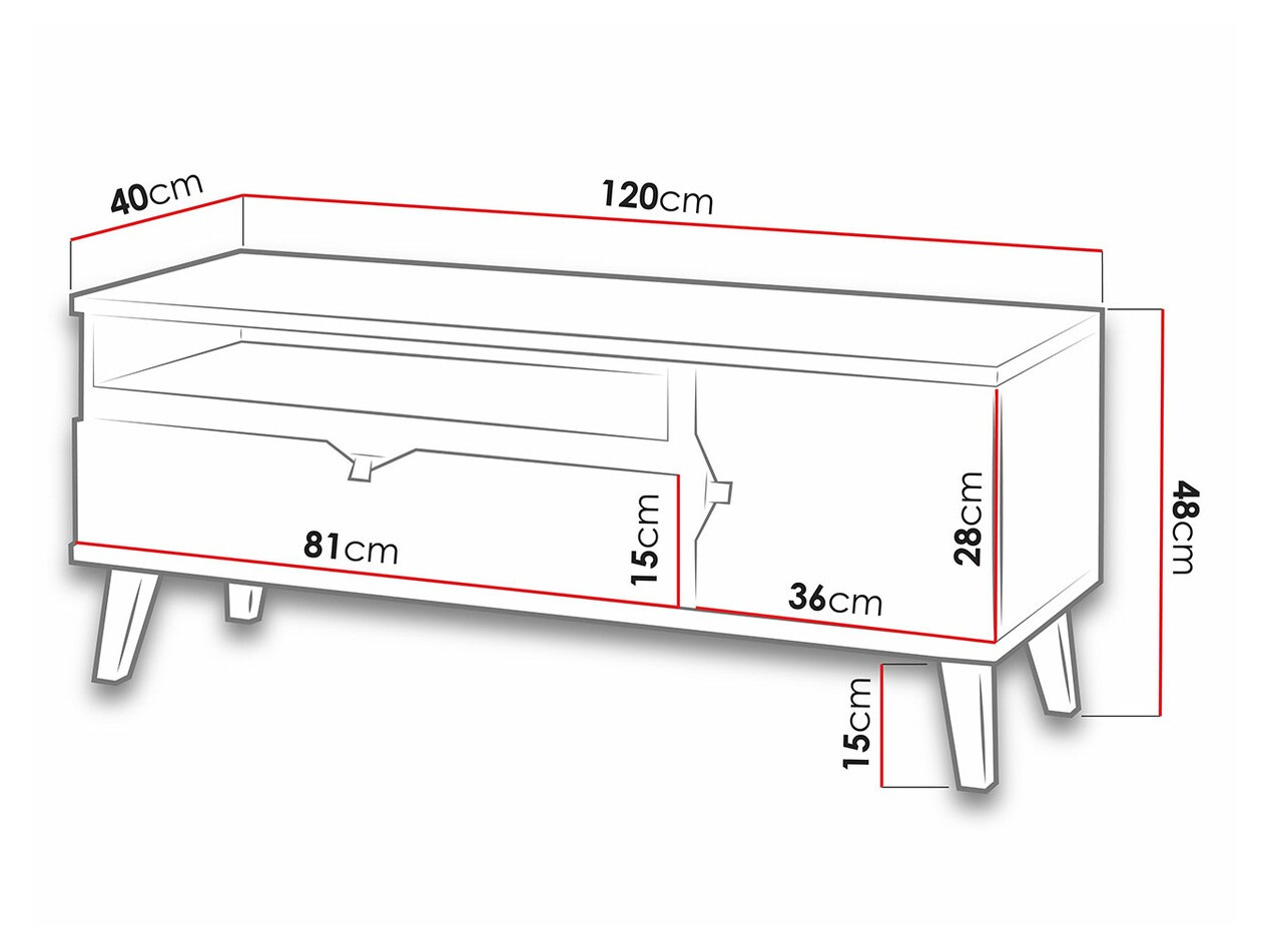 ТВ тумба Etrmoru 142