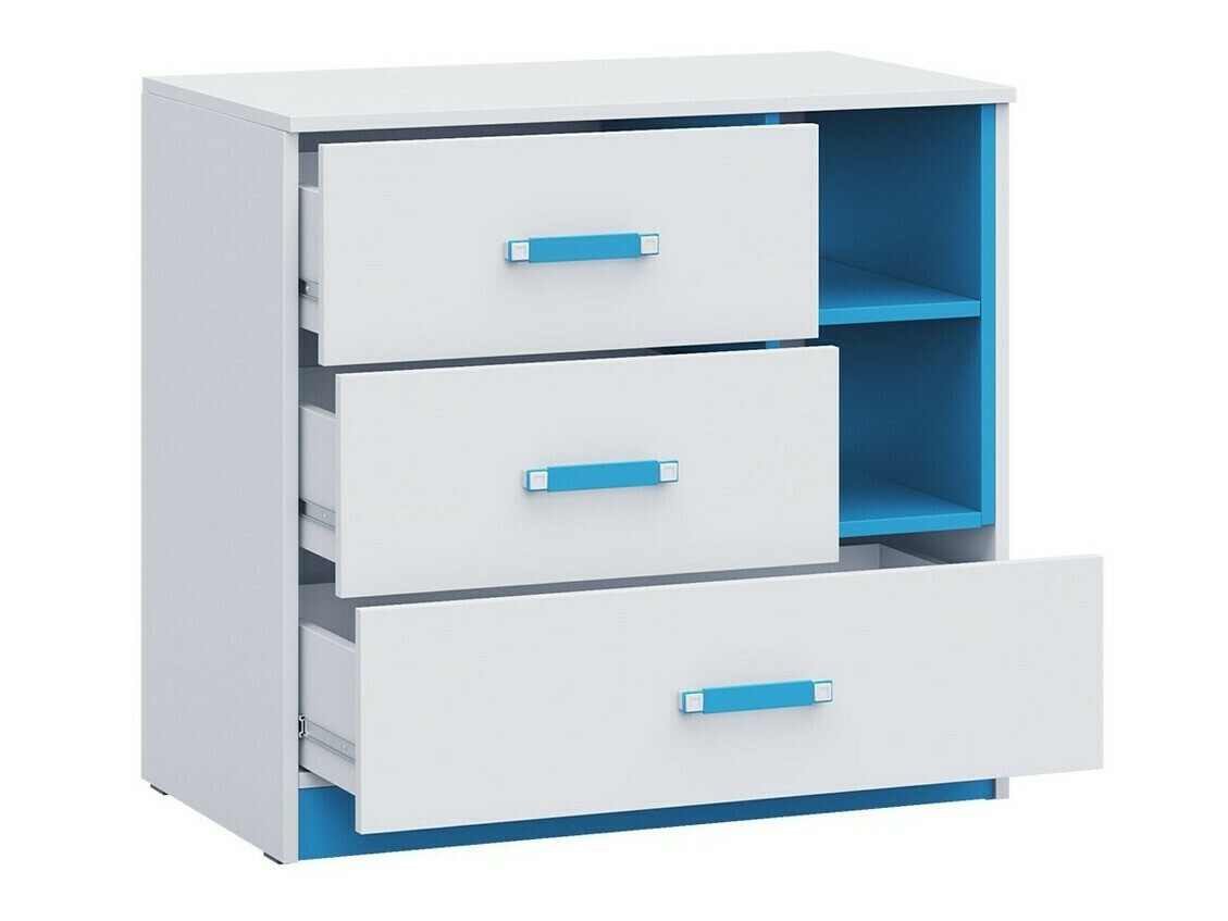 Kumode Lorlare 108 (Balts + Tumši rozā)