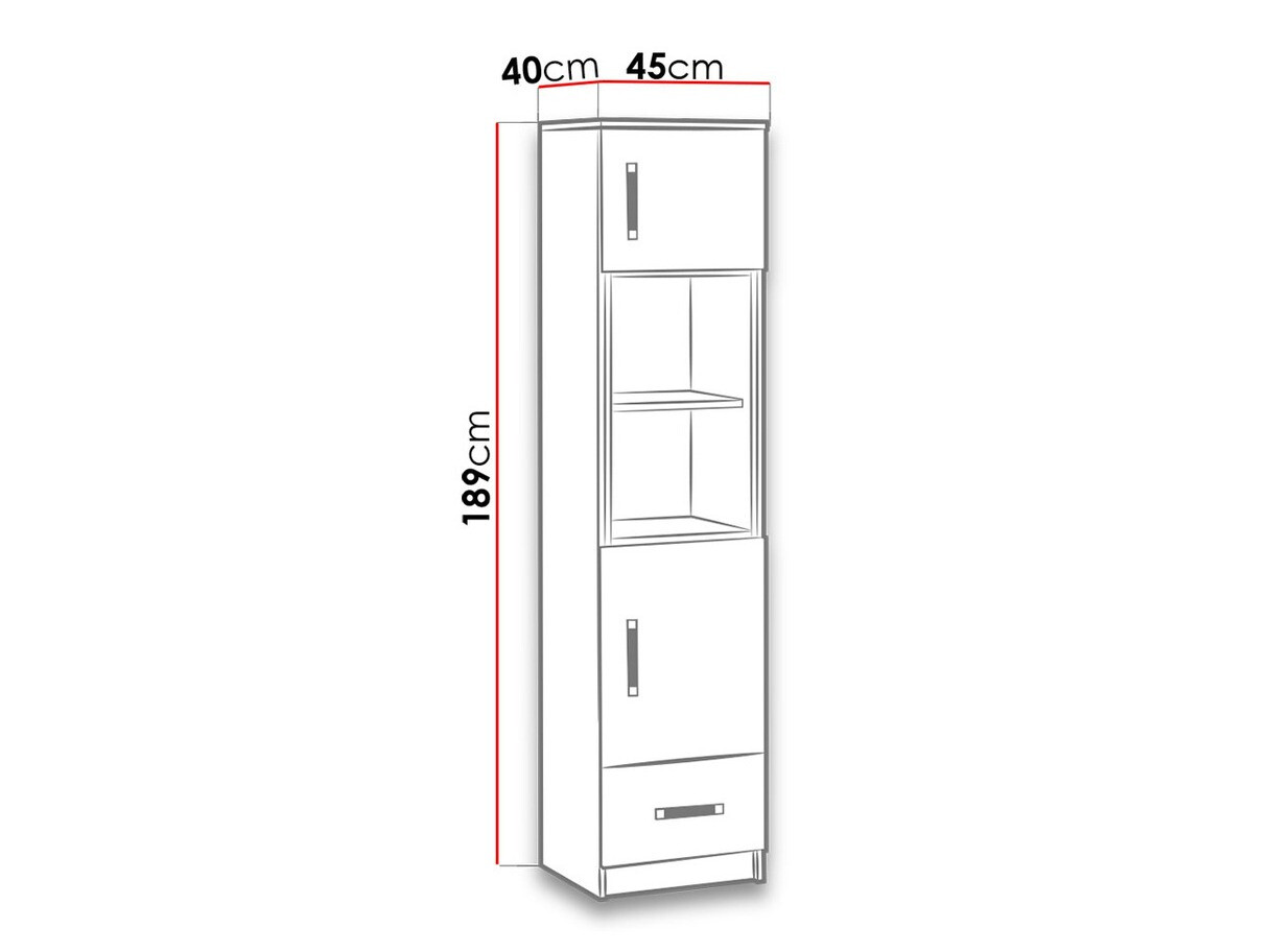 Plaukts Lorlare 102 (Balts + Pelēks)