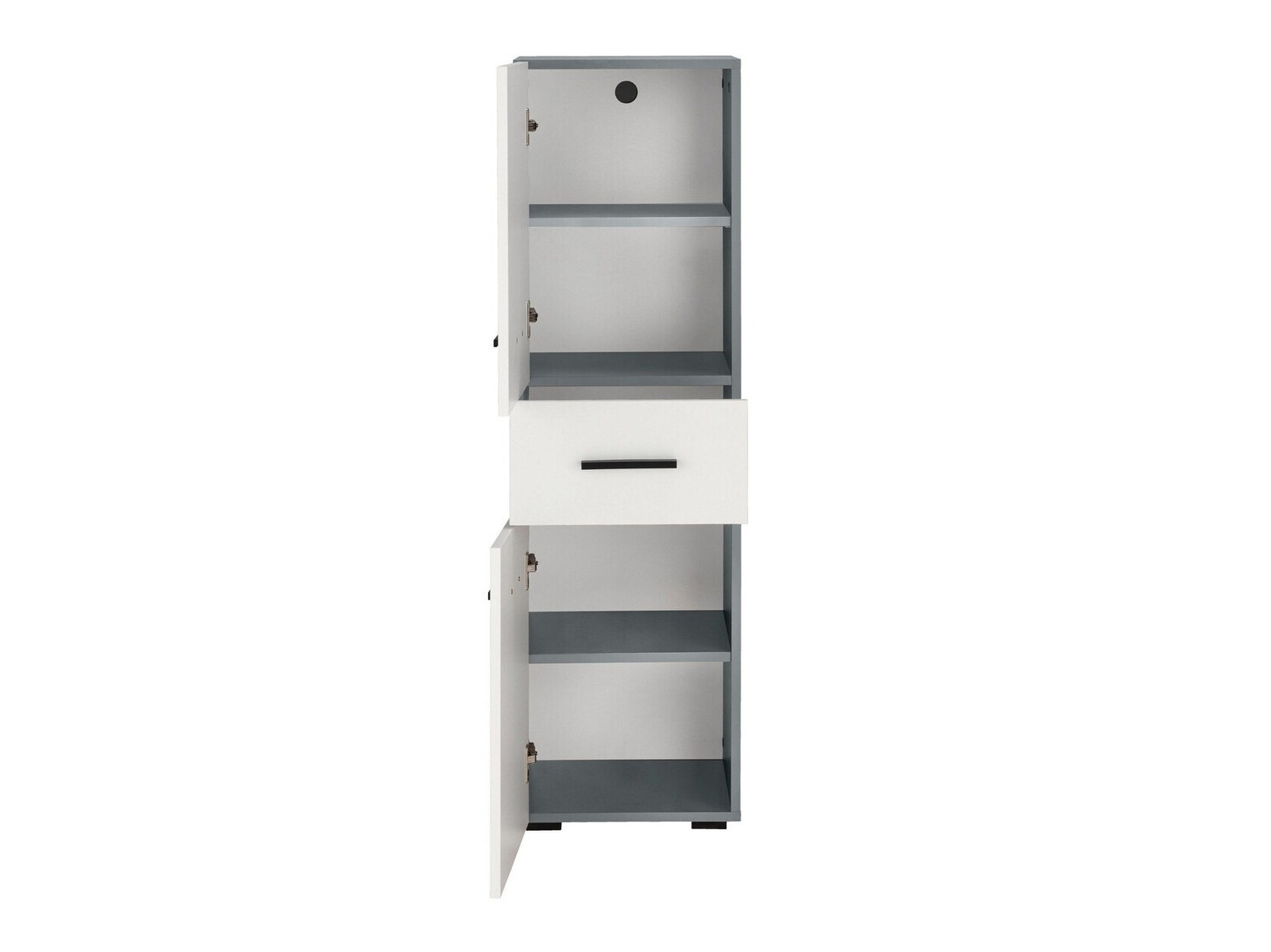 Hапольные шкафчик для ванной Larlori 102 (Антрацит + Белый)