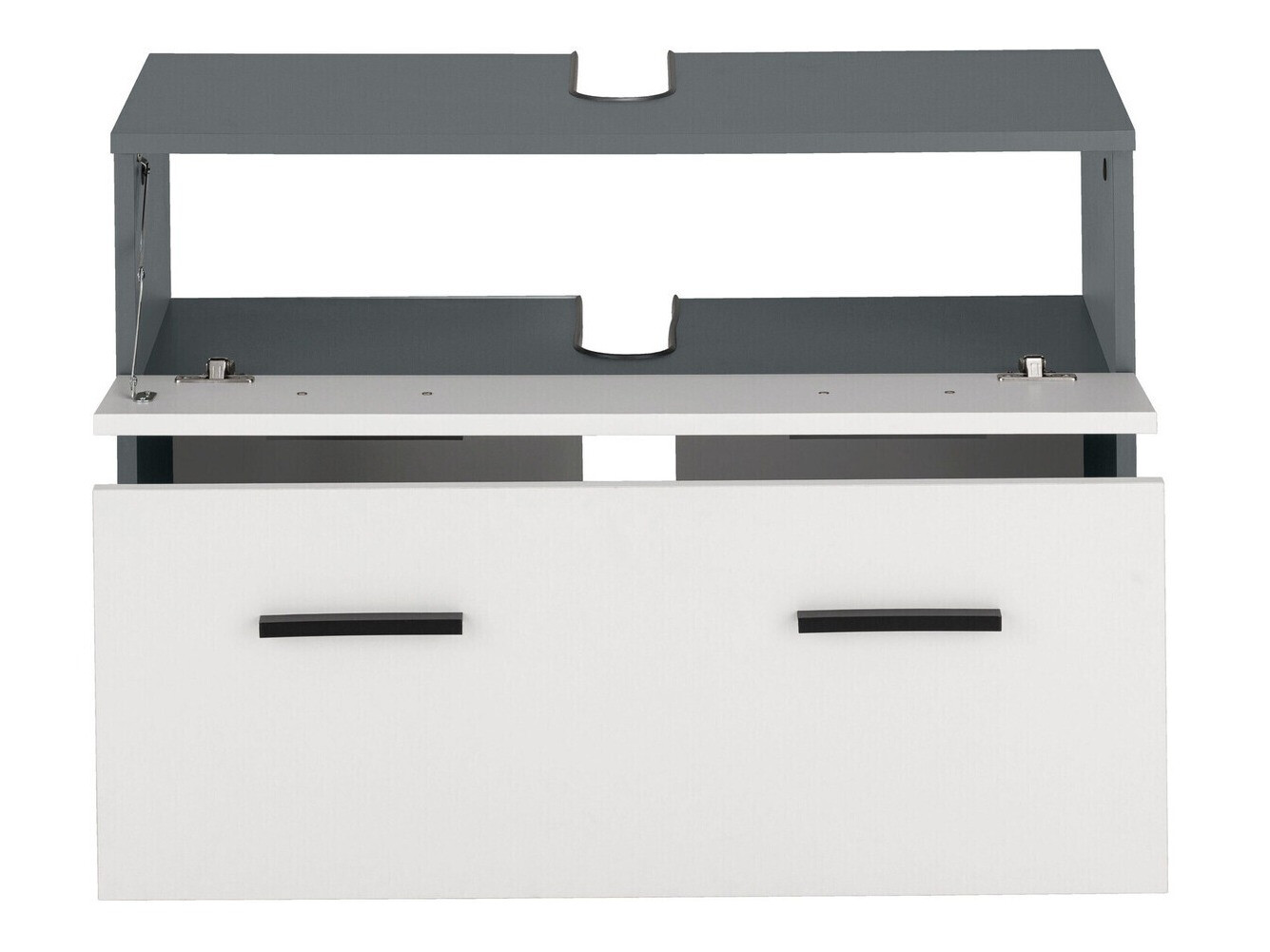 Набор для ванной комнаты Larlori 105 (Антрацит + Белый)