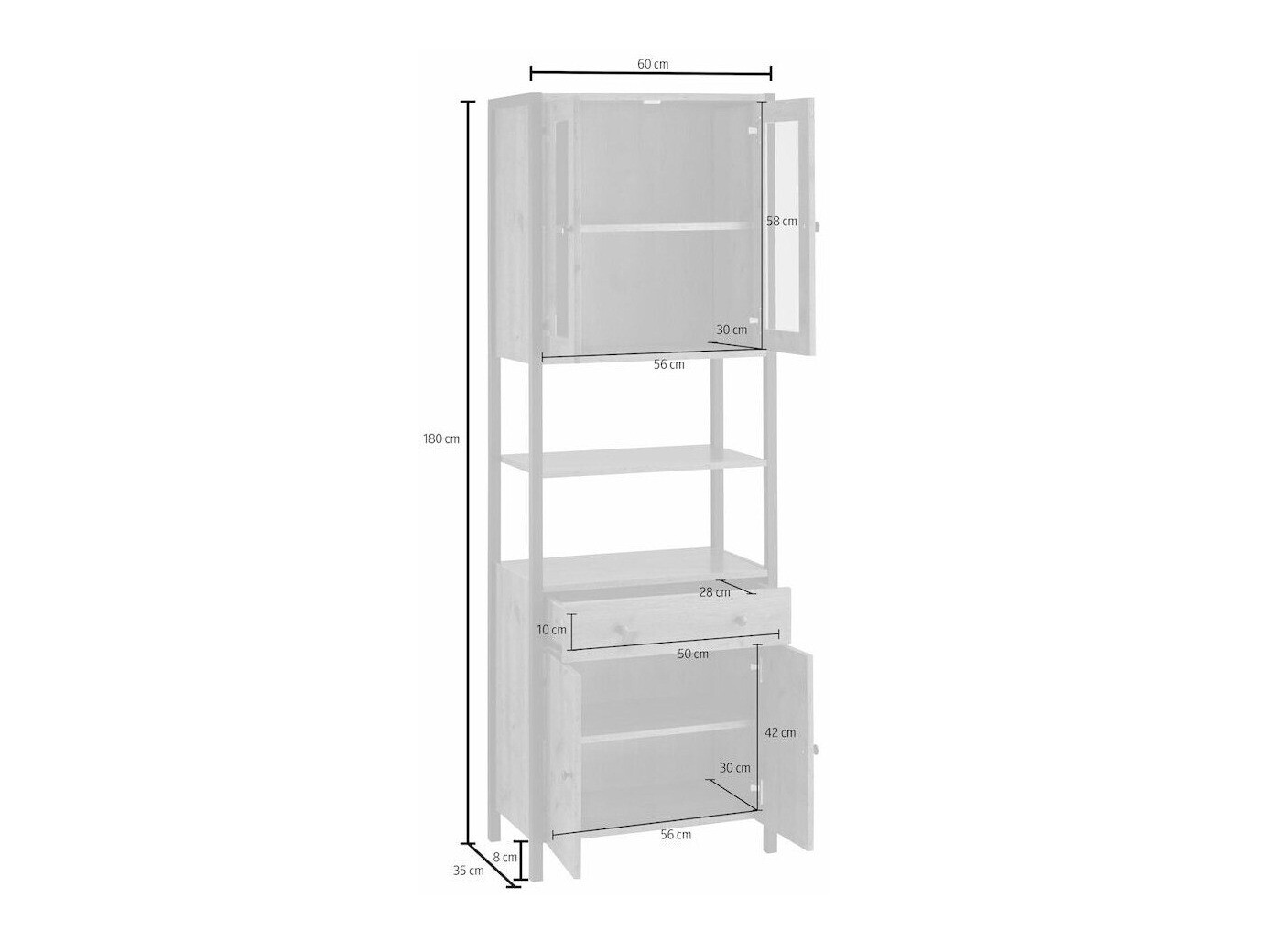 Stāvošs vannas skapītis Larnovo 109