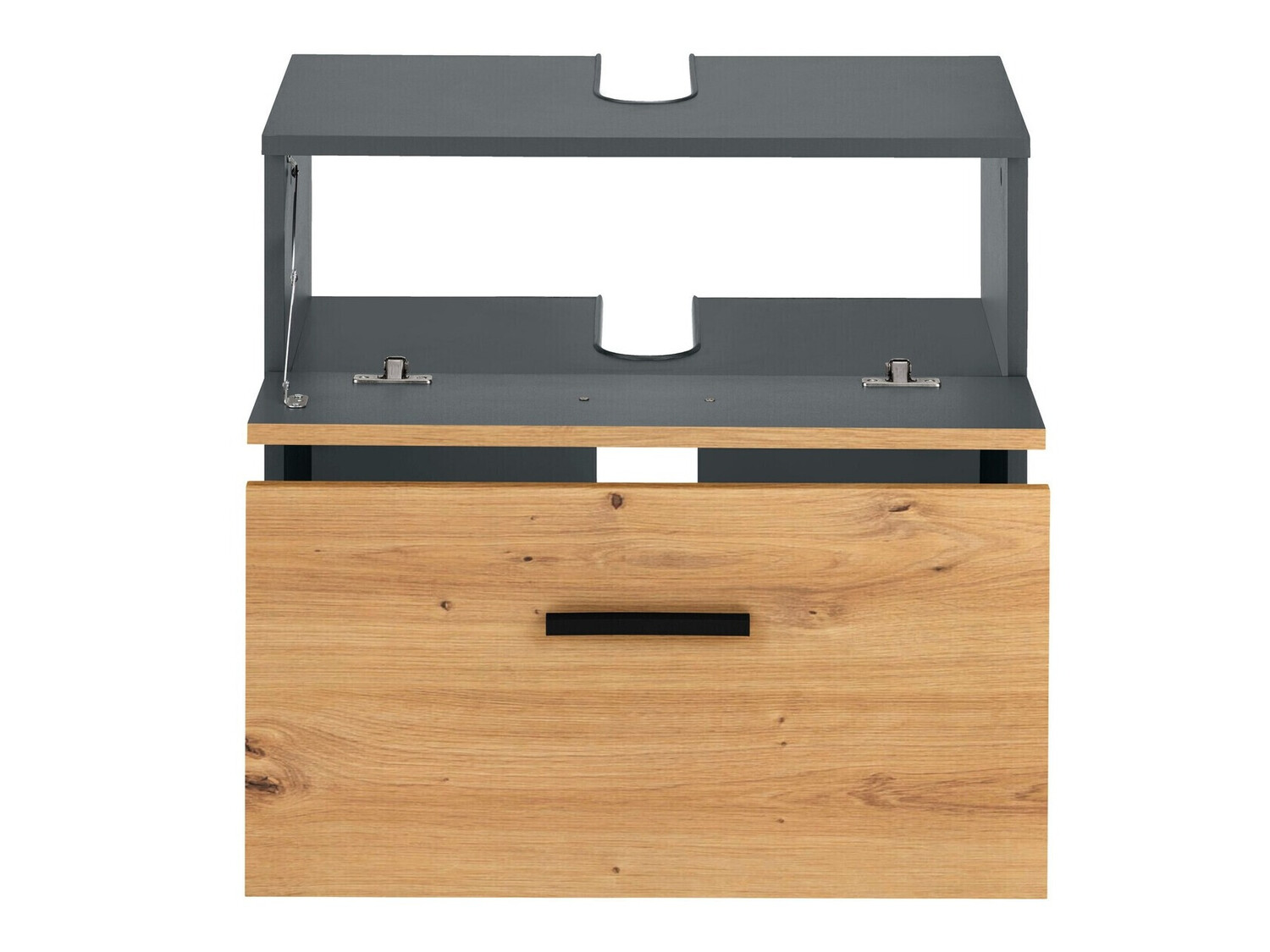 Vannas komplekts Larlori 104 (Antracīts + Ozols)