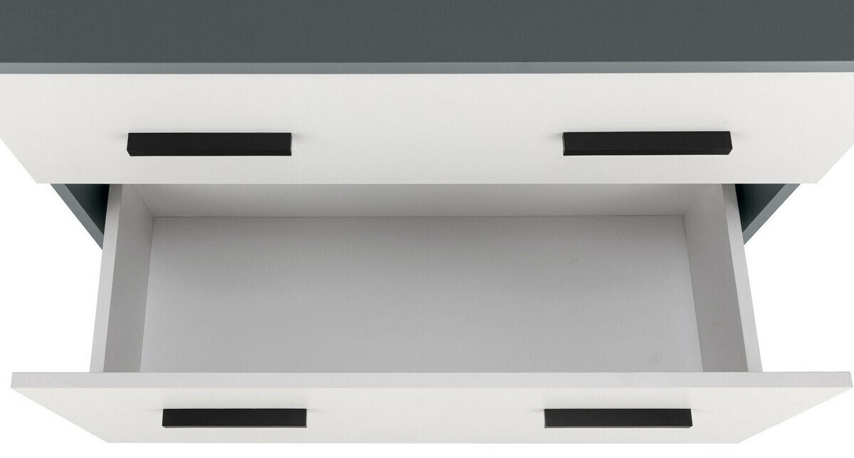 Vannas komplekts Larlori 105 (Antracīts + Balts)