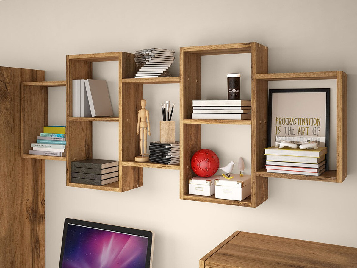 Настенная полка Sarasota 103 (Дуб вотан)