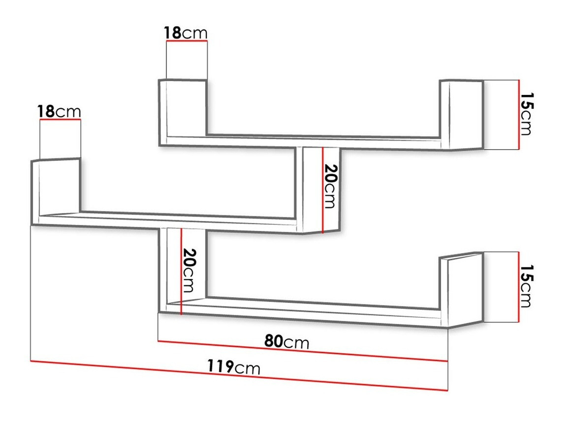 Piekarams plaukts Sarasota 104 (Betons)