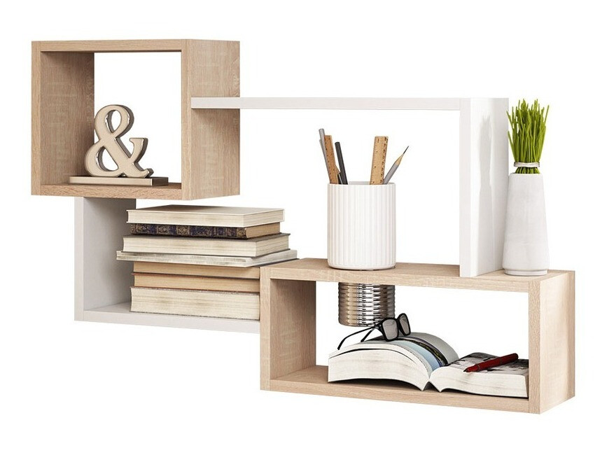 Piekarams plaukts Sarasota 106 (Sonomas ozols + Balts)