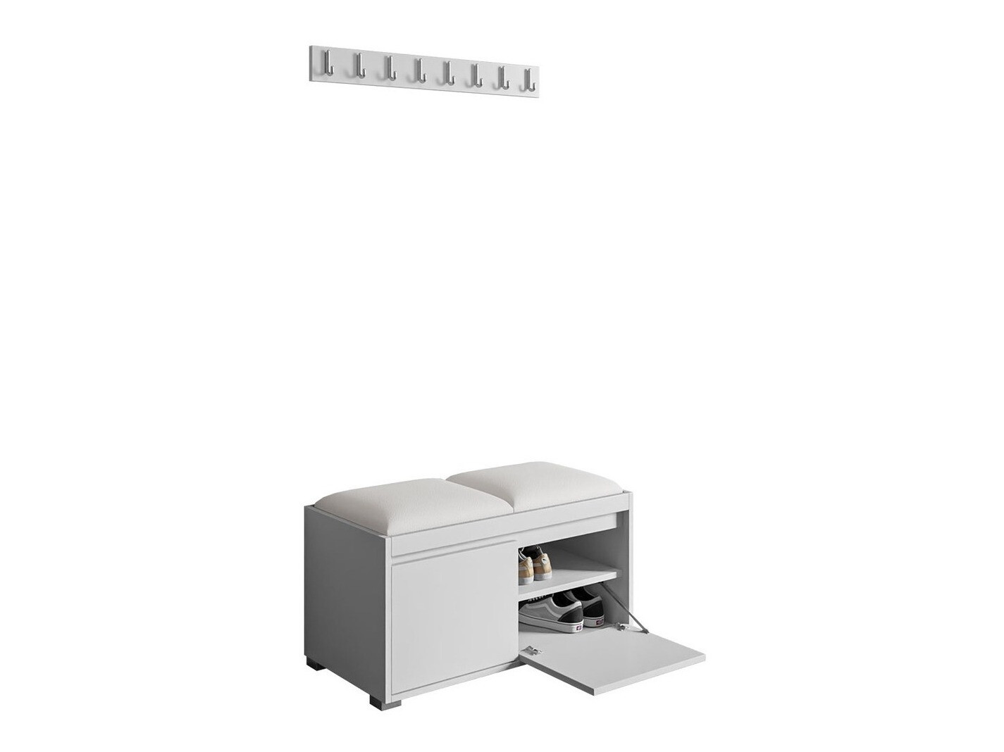 Priekšnama komplekts Comfivo 386 (Balts + Soft 017)