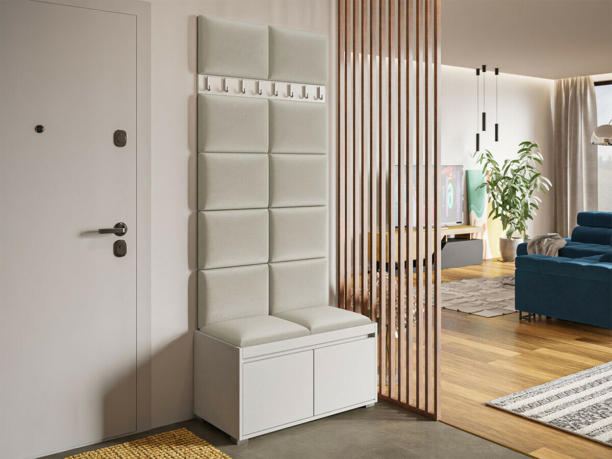 Priekšnama komplekts Comfivo 392 (Balts + Manila 02)